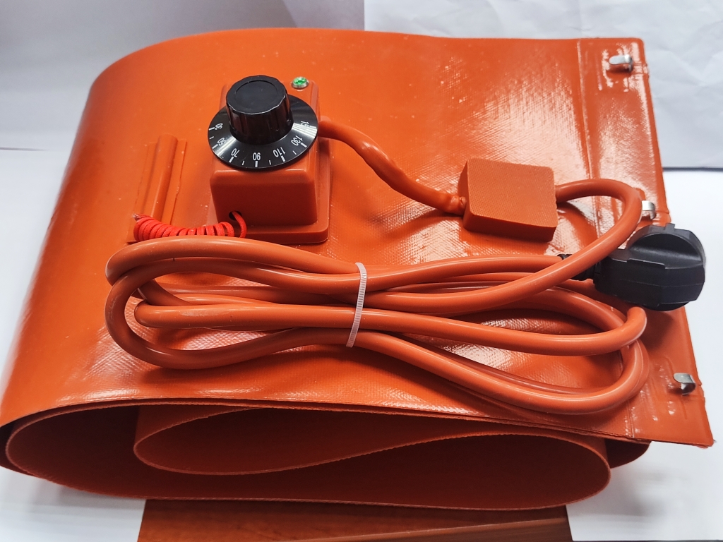 Силиконовый поясной нагреватель для бочки 200 л, 2 кВт (1740×250 мм)