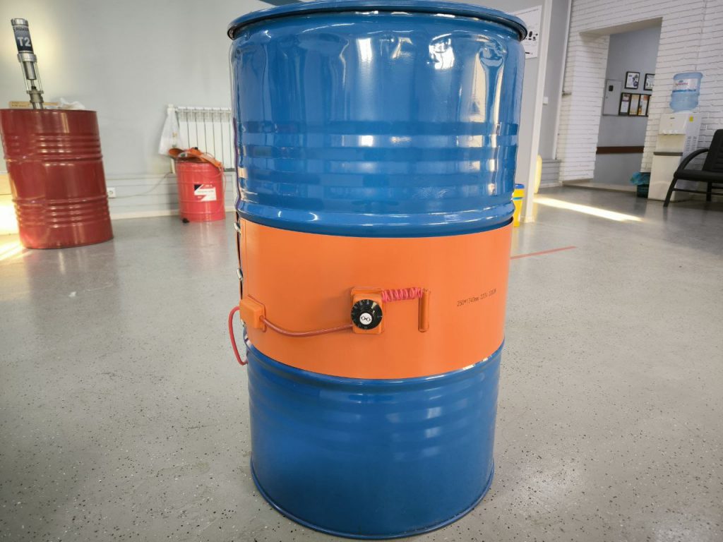 Силиконовый поясной нагреватель для бочки 200 л, 2 кВт (1740×250 мм)